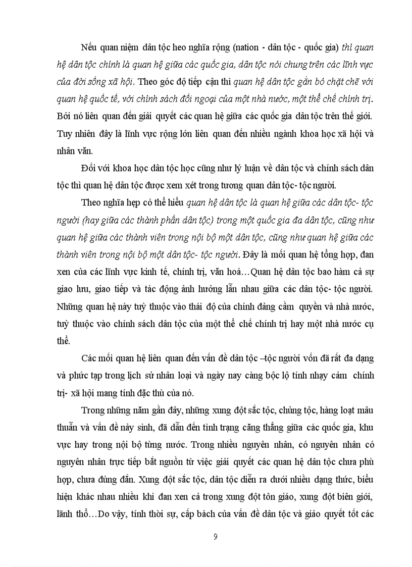 image for page Dân tộc và đặc điểm mối quan hệ dân tộc ở Việt Nam hiện nay