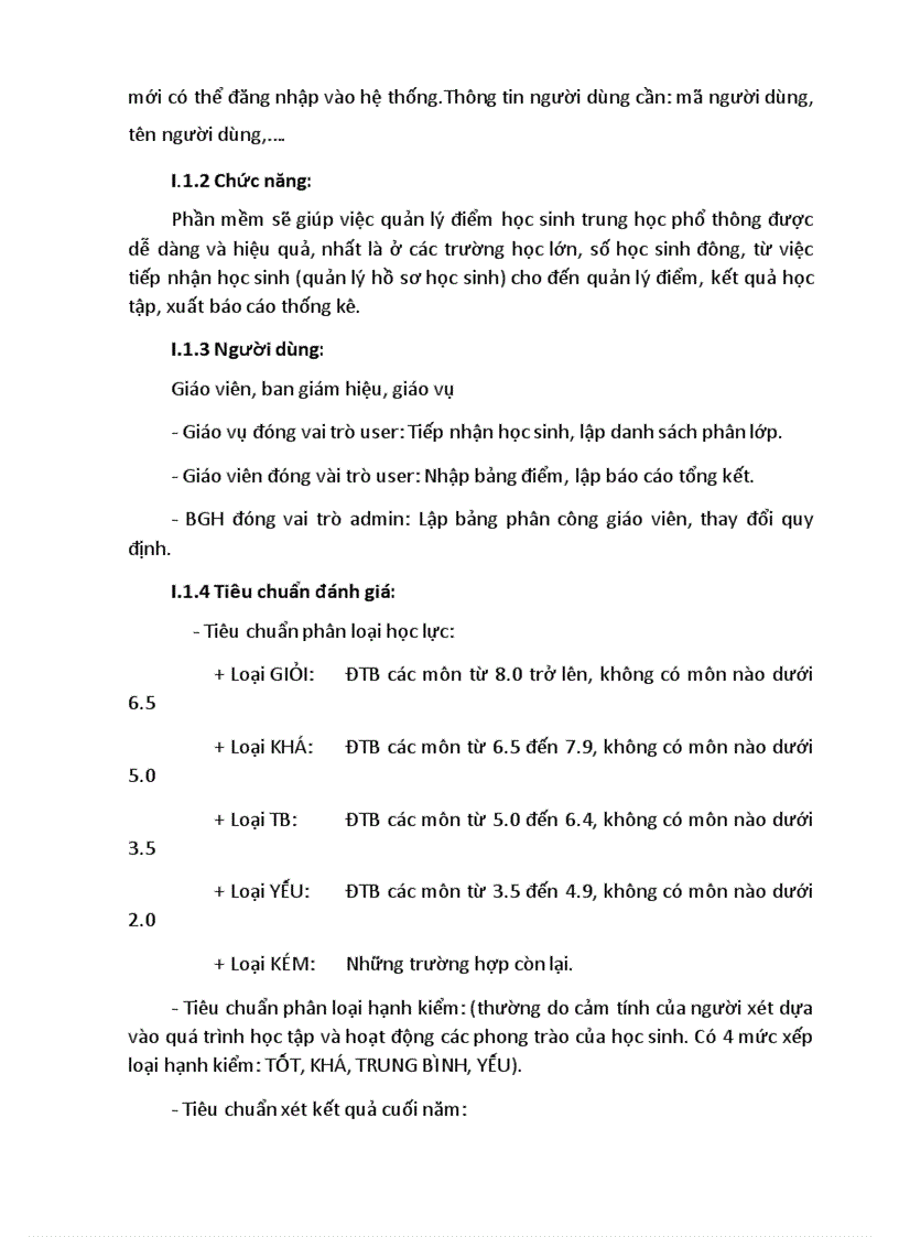 Phần mềm Quản lý điểm học sinh phổ thông