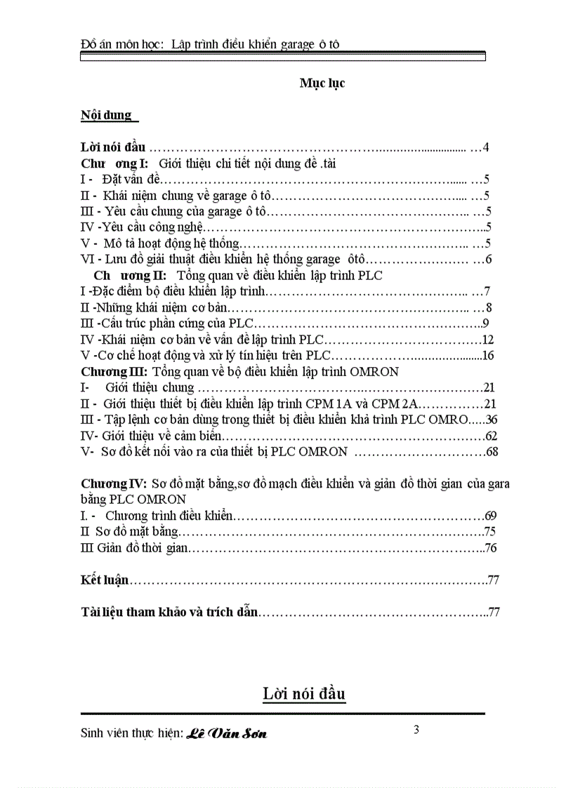 image for page ĐIỀU KHIỂN LẬP TRÌNH PLC Lập trình điều khiển cho garage ôtô
