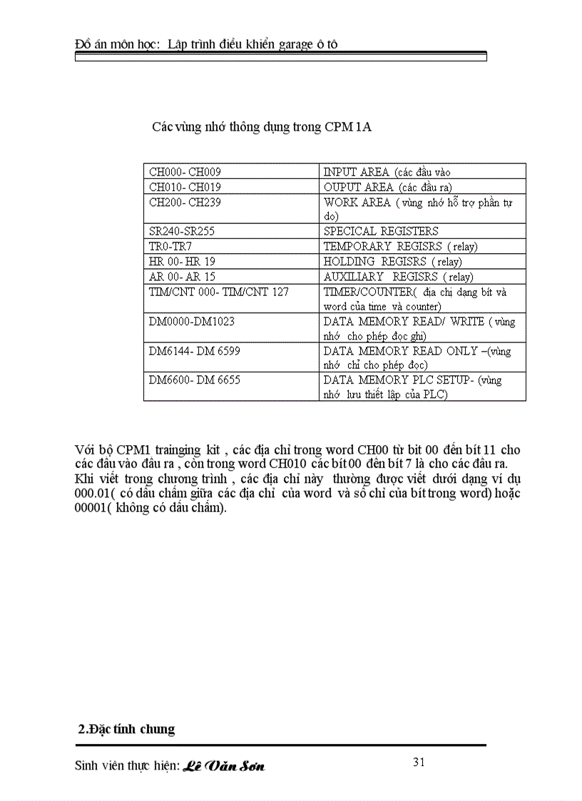 image for page ĐIỀU KHIỂN LẬP TRÌNH PLC Lập trình điều khiển cho garage ôtô
