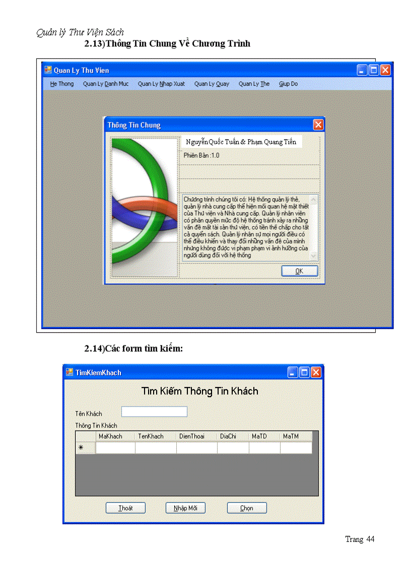 image for page Phân Tích Thiết Kế Hệ Thống Thông Tin Quản lý thư viện sách