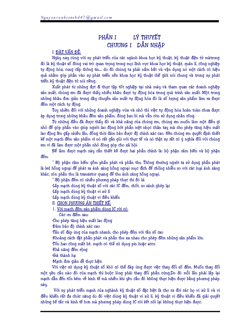 image for page Thiết kế mạch vi điều khiển đếm sản phẩm 80trang