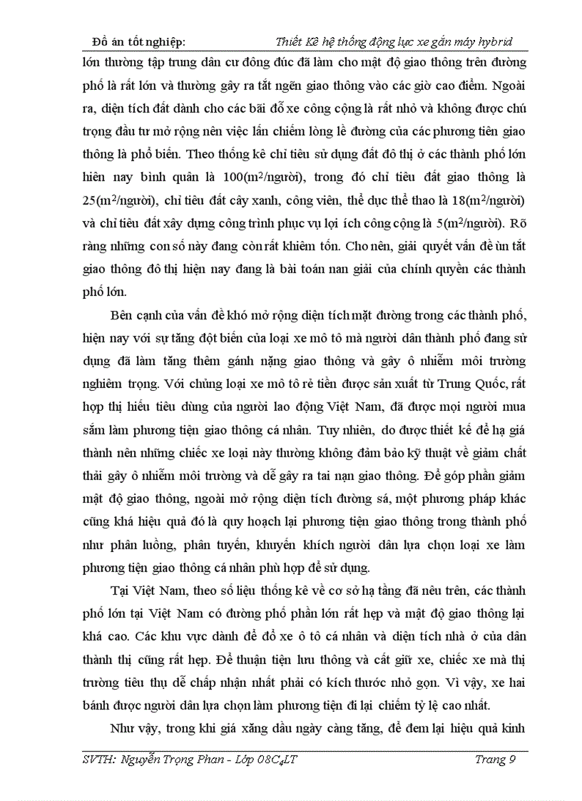 image for page Thiết Kê hệ thống động lực xe gắn máy hybrid