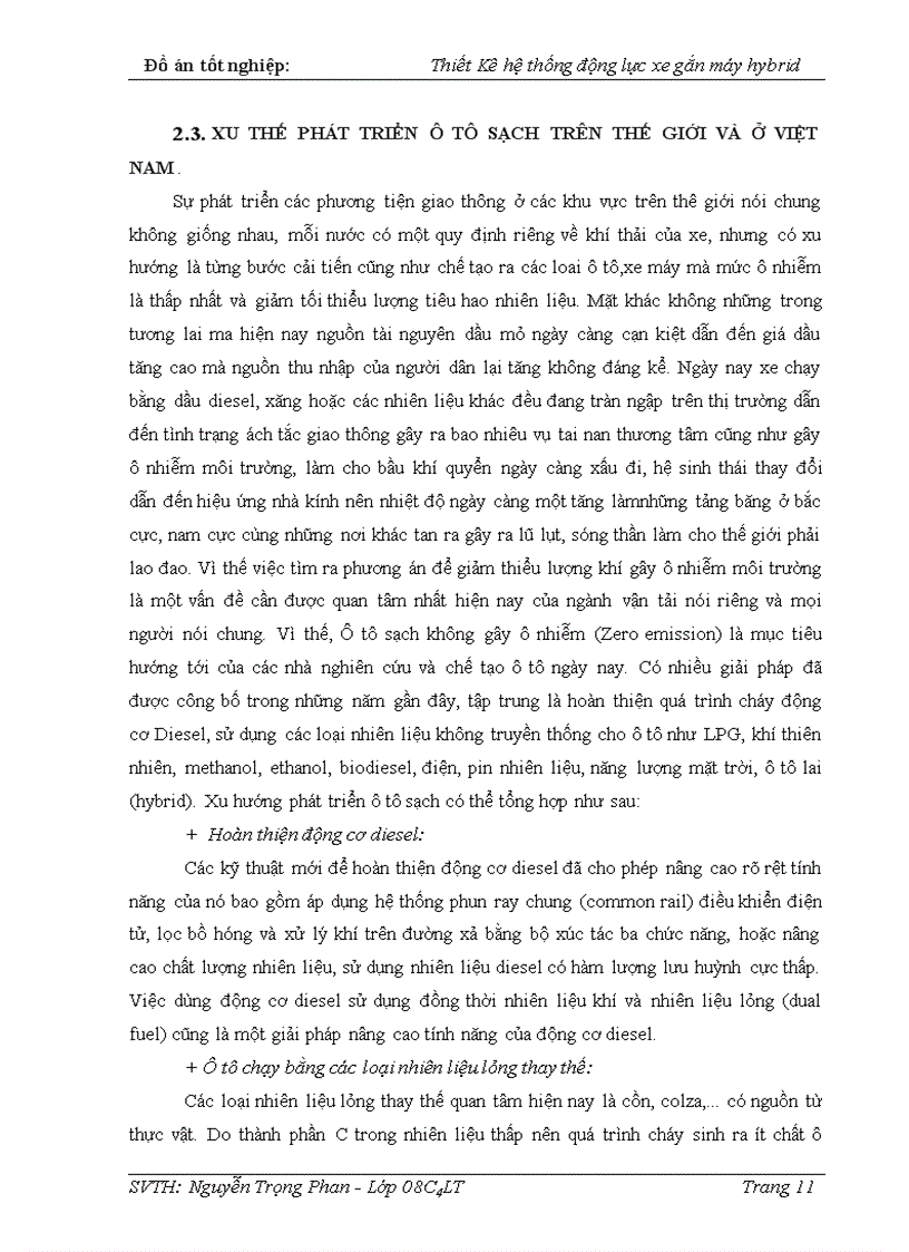 image for page Thiết Kê hệ thống động lực xe gắn máy hybrid