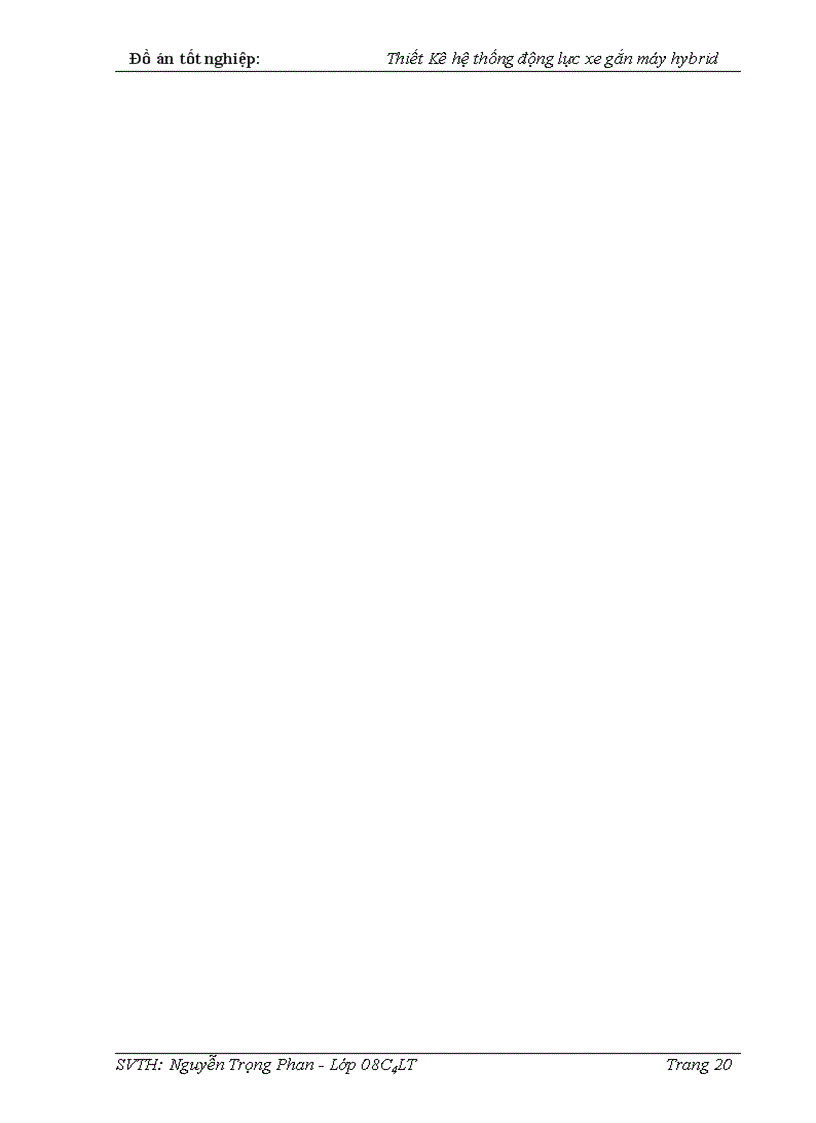 image for page Thiết Kê hệ thống động lực xe gắn máy hybrid