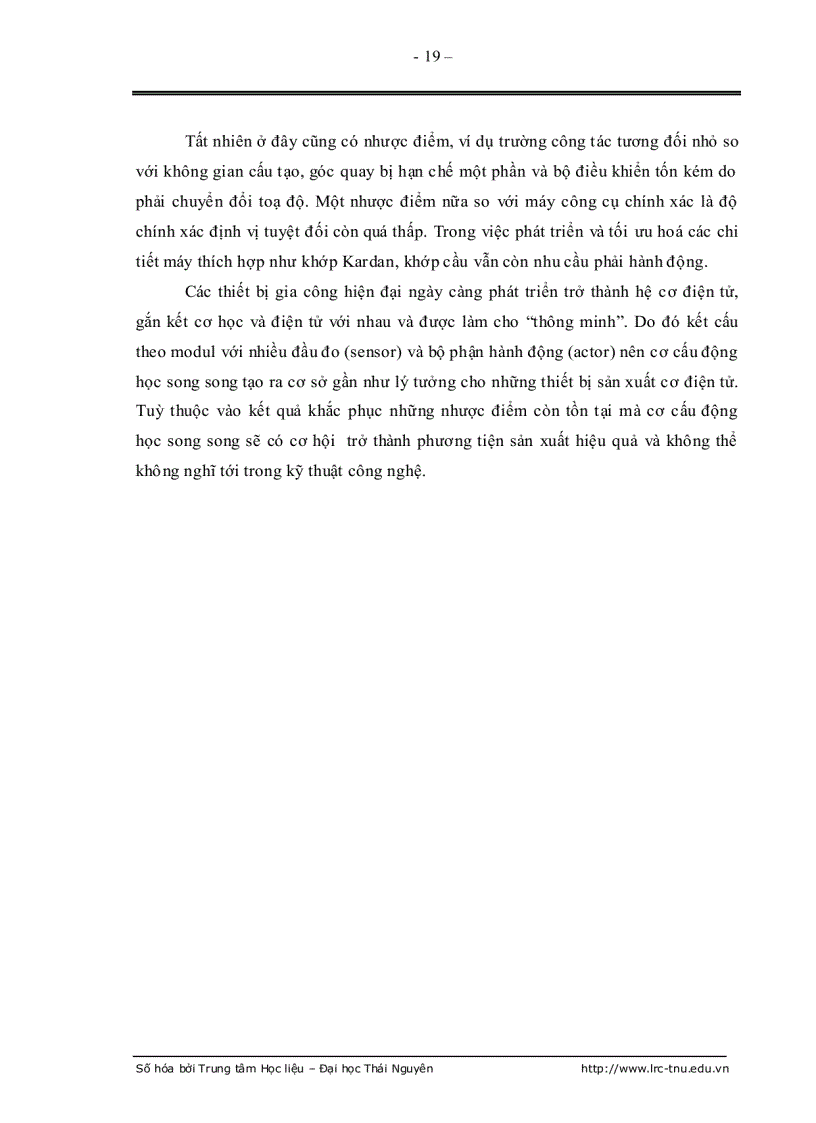 image for page Mô hình hoá và mô phỏng robot song song loại hexapod