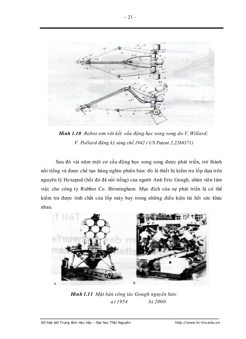 image for page Mô hình hoá và mô phỏng robot song song loại hexapod