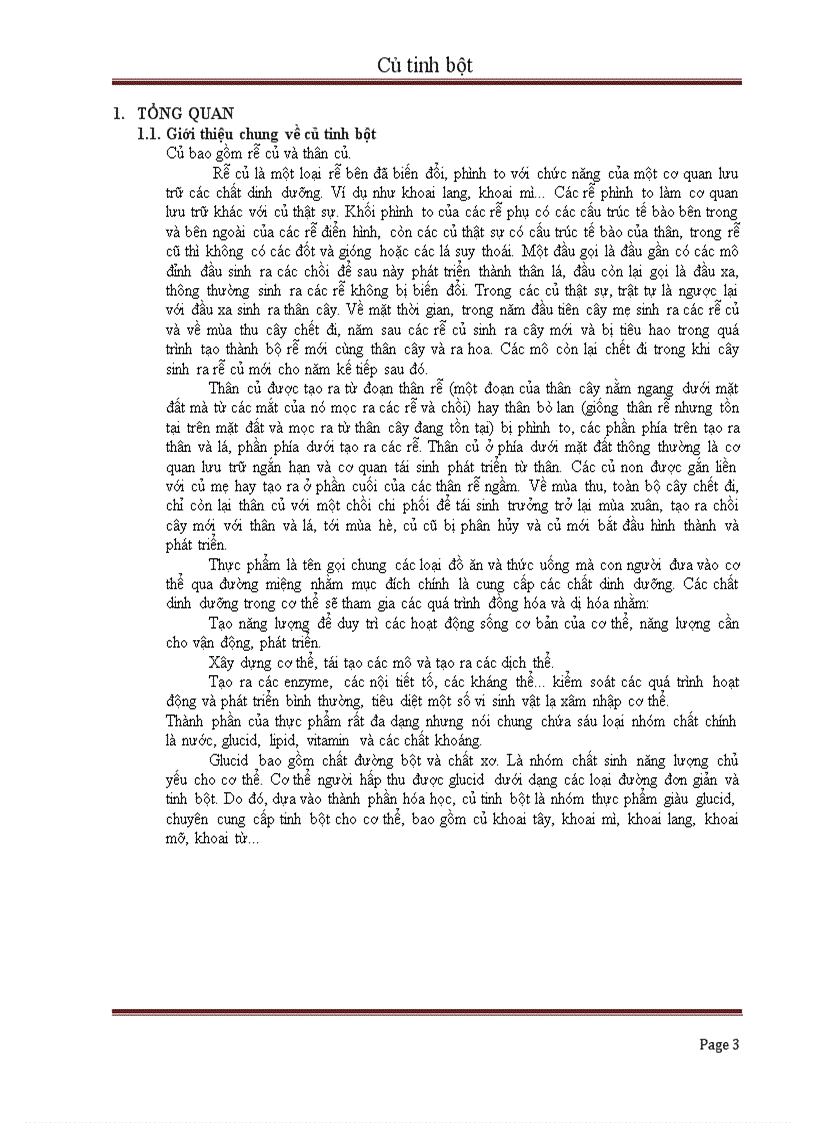 image for page Củ tinh bột và giá trị sử dụng