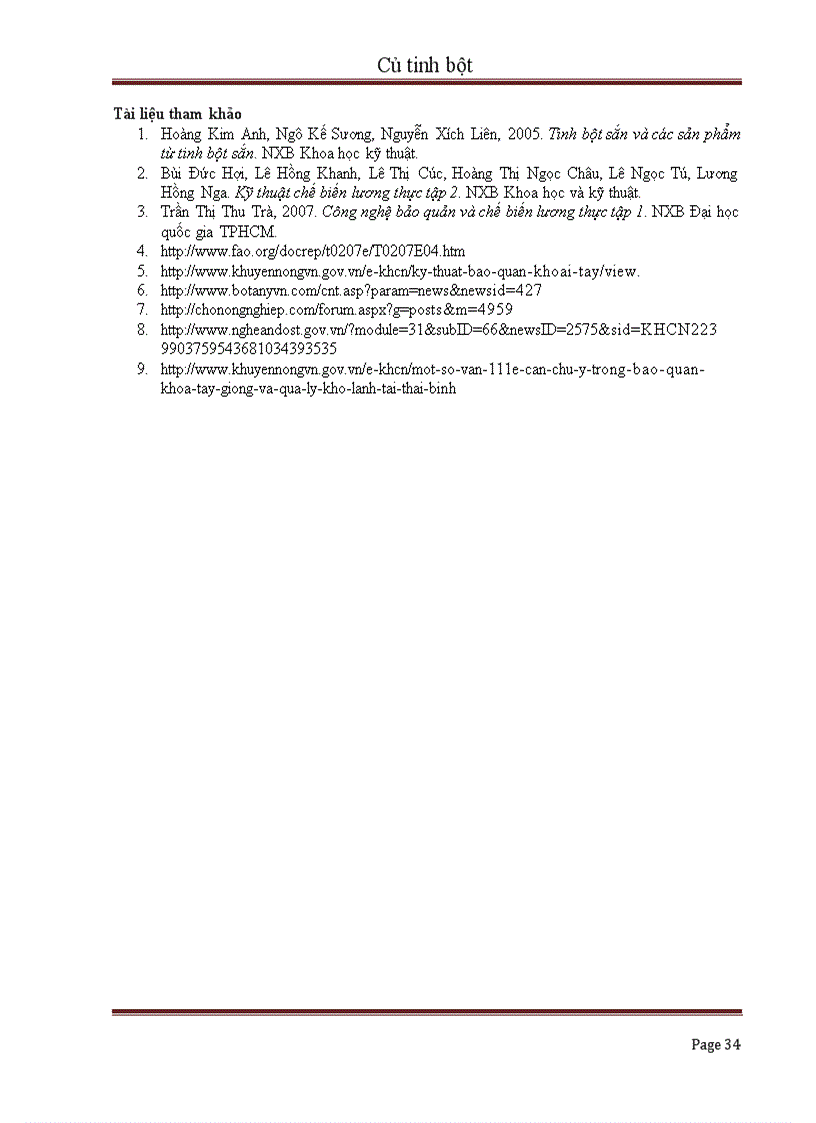 image for page Củ tinh bột và giá trị sử dụng