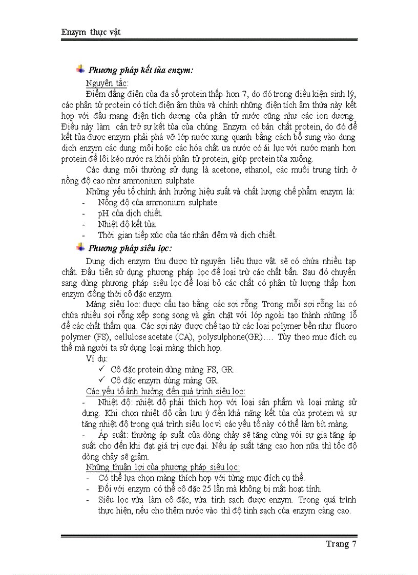 image for page Enzyme từ thực vật