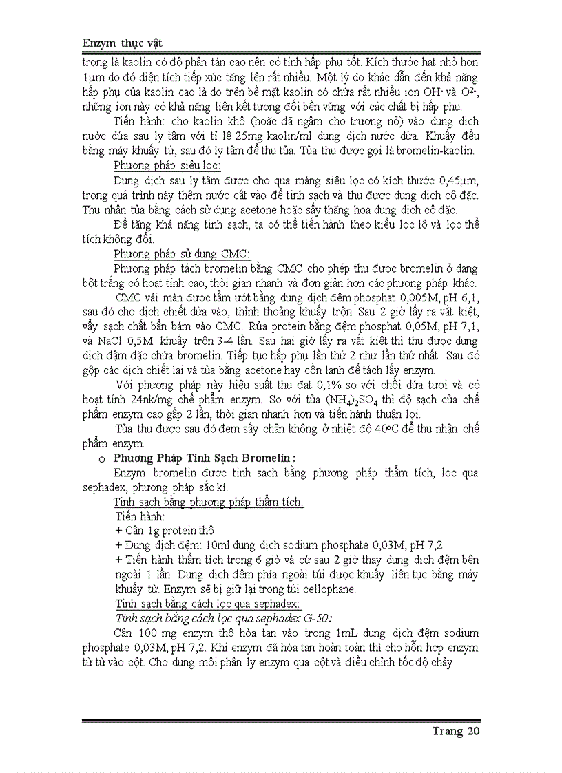 image for page Enzyme từ thực vật