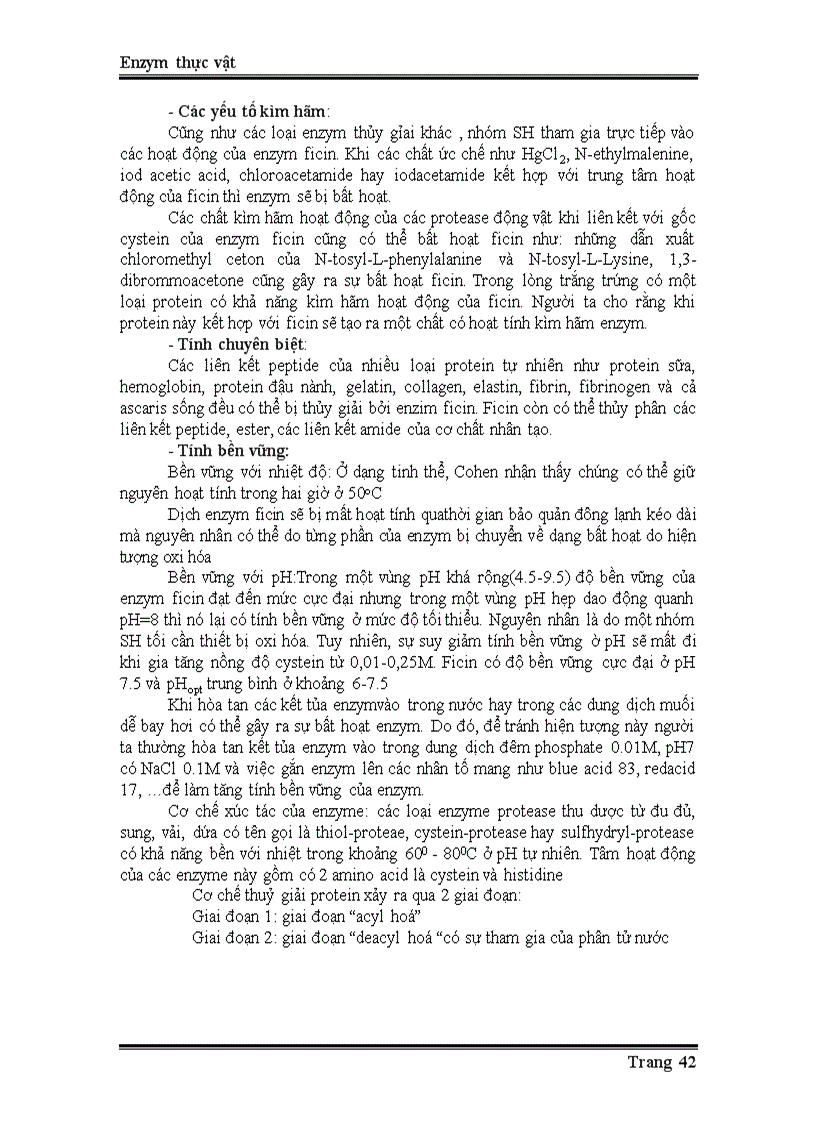 image for page Enzyme từ thực vật