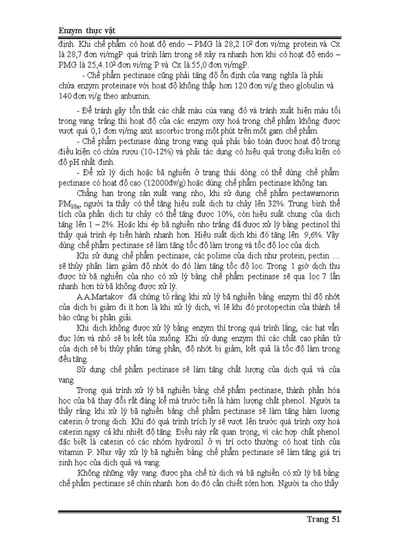 image for page Enzyme từ thực vật