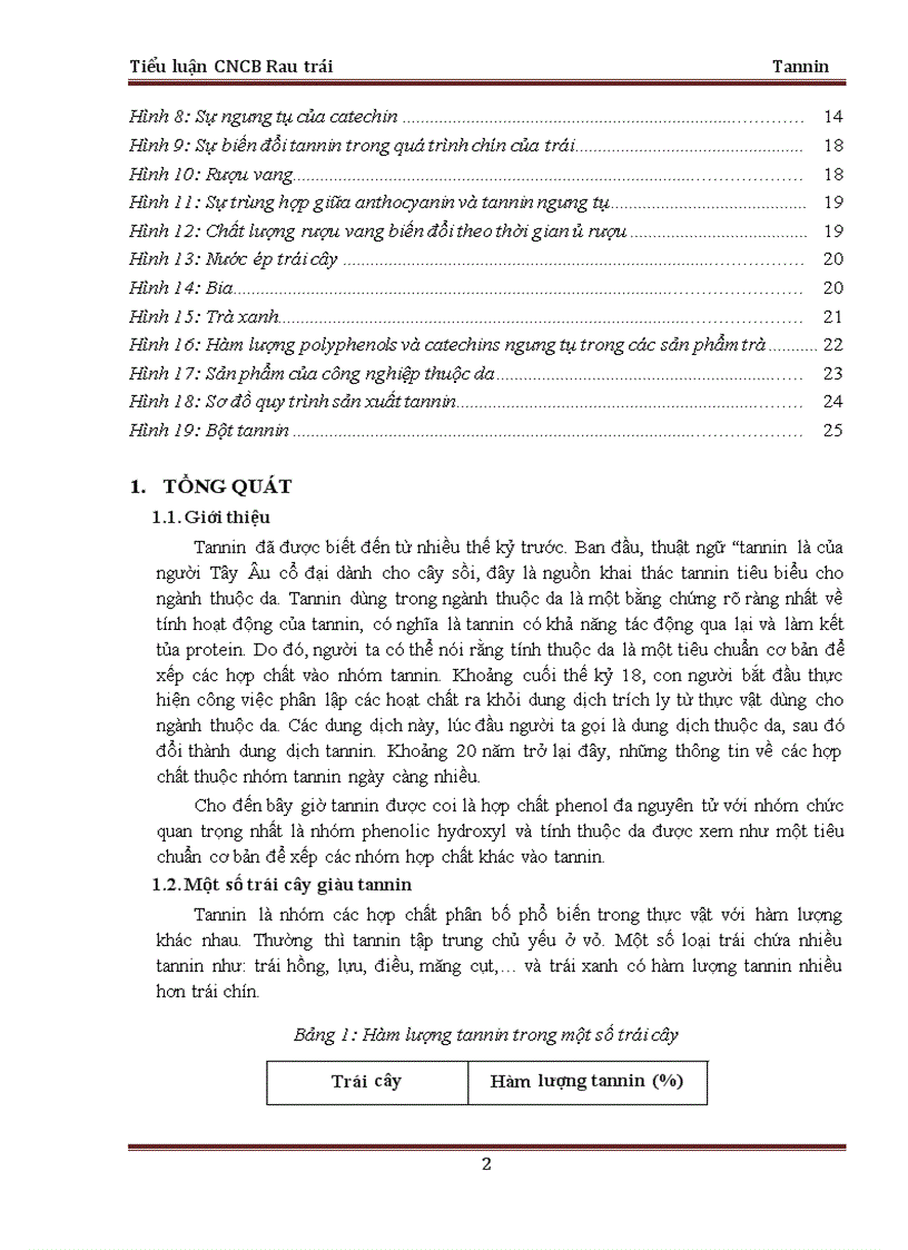 image for page Tổng quan về tannin và công nghệ sản xuất