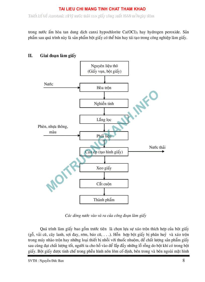 image for page Thiết kế bể aerotank xử lý nước thải xeo giấy công suất 1000 m3 ngày đêm