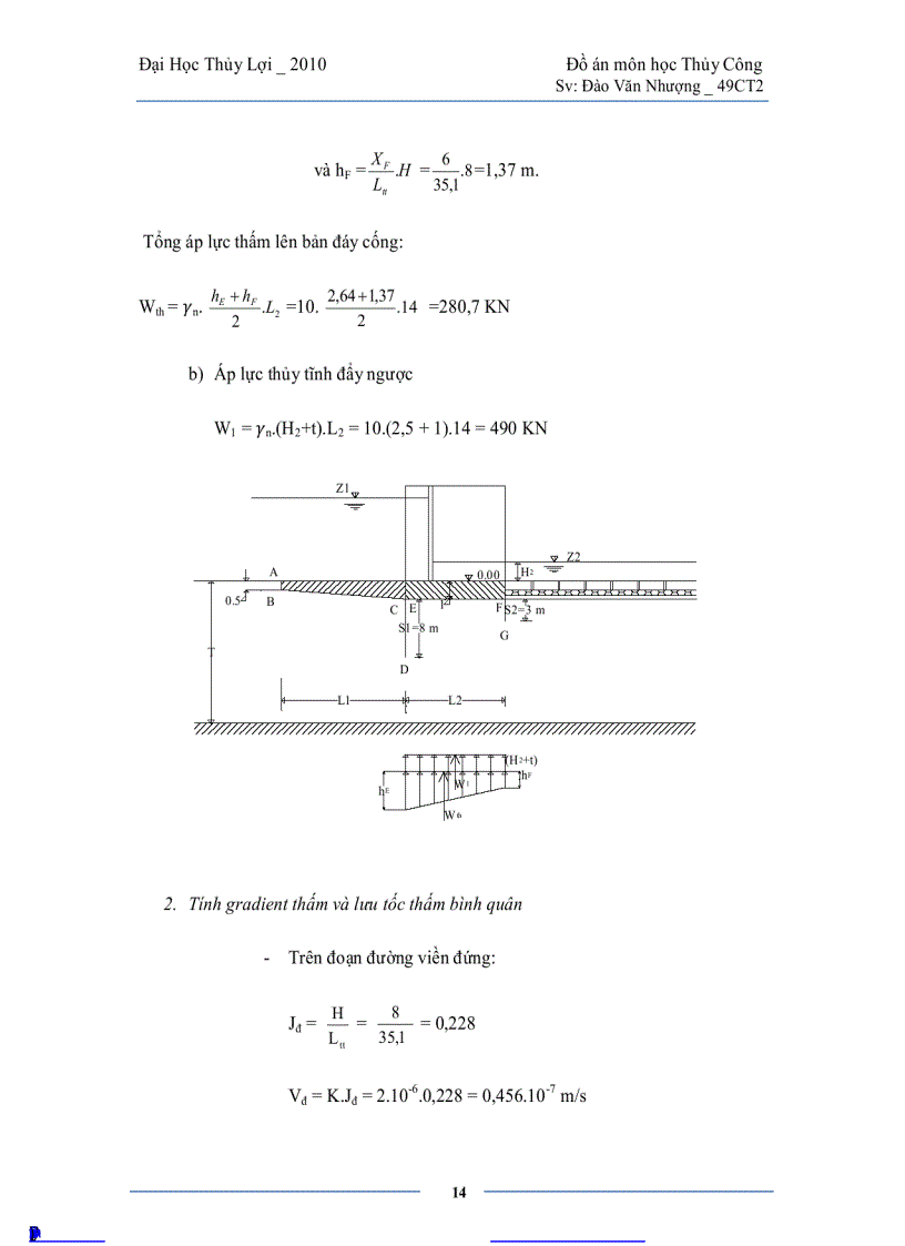 image for page Đồ án môn học tính toán lực và thấm