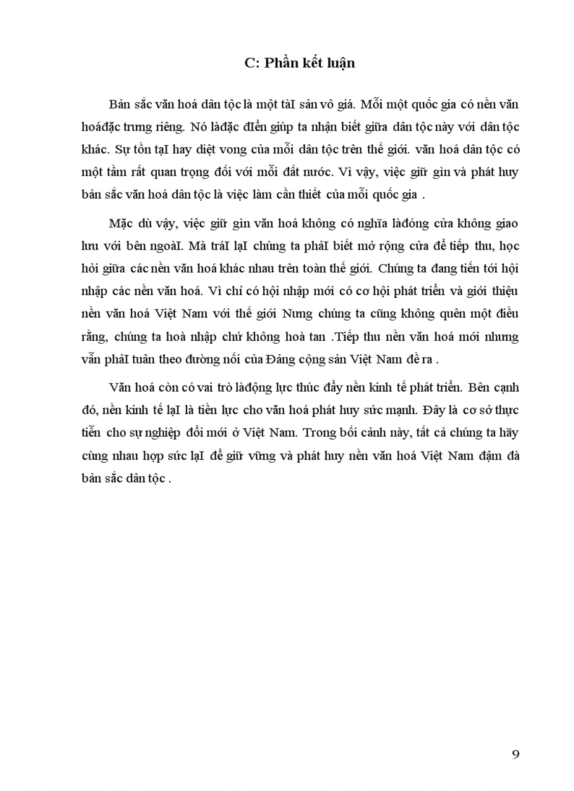 image for page Nền văn hoá Việt Nam đậm đà bản sắc dân tộc