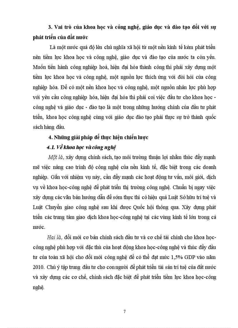 image for page Luận chứng chủ trương phát triển khoa học và công nghệ cùng với giáo dục đào tạo là những Quốc sách hàng đầu để thực hiện thành công sự nghiệp Công ng