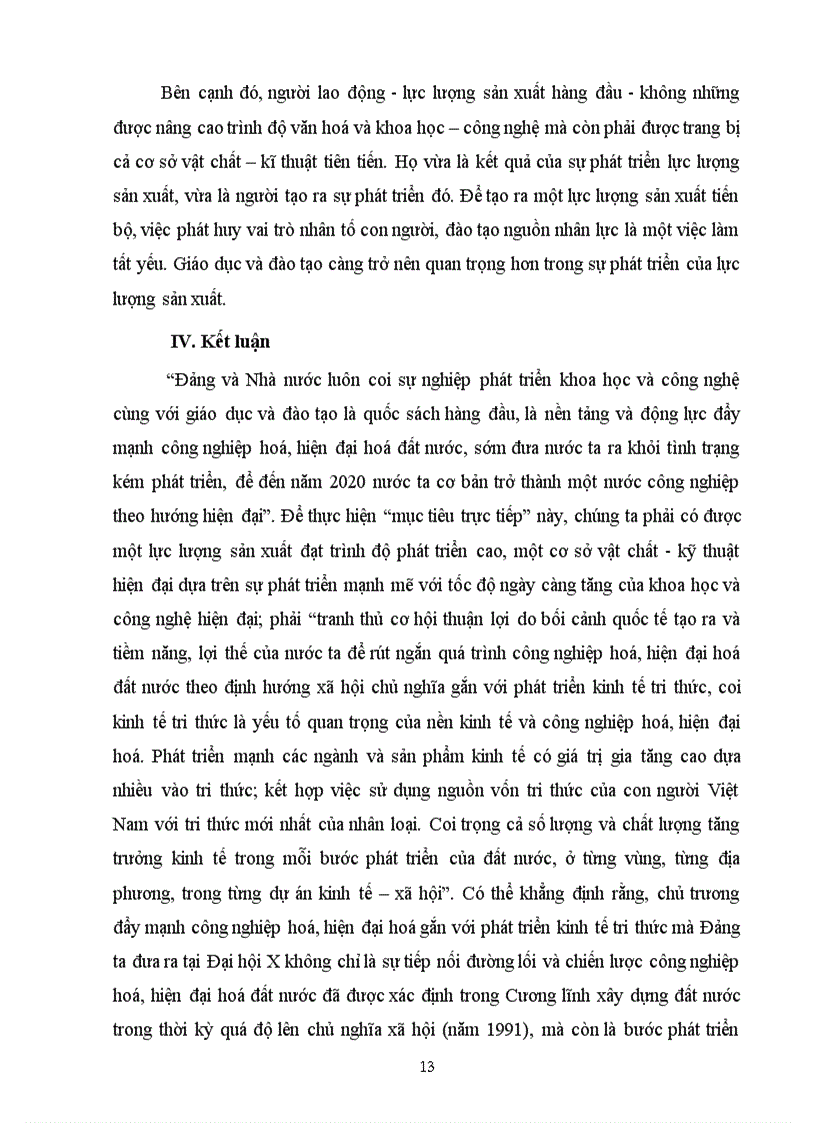 image for page Luận chứng chủ trương phát triển khoa học và công nghệ cùng với giáo dục đào tạo là những Quốc sách hàng đầu để thực hiện thành công sự nghiệp Công ng