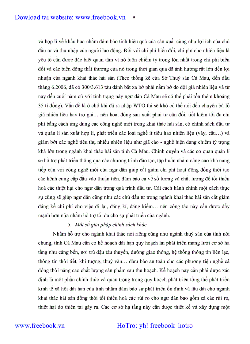 image for page Hiệu quả kinh tế ngành khai thác hải sản tỉnh cà mau Các yếu tố ảnh hưởng và giải pháp phát triển