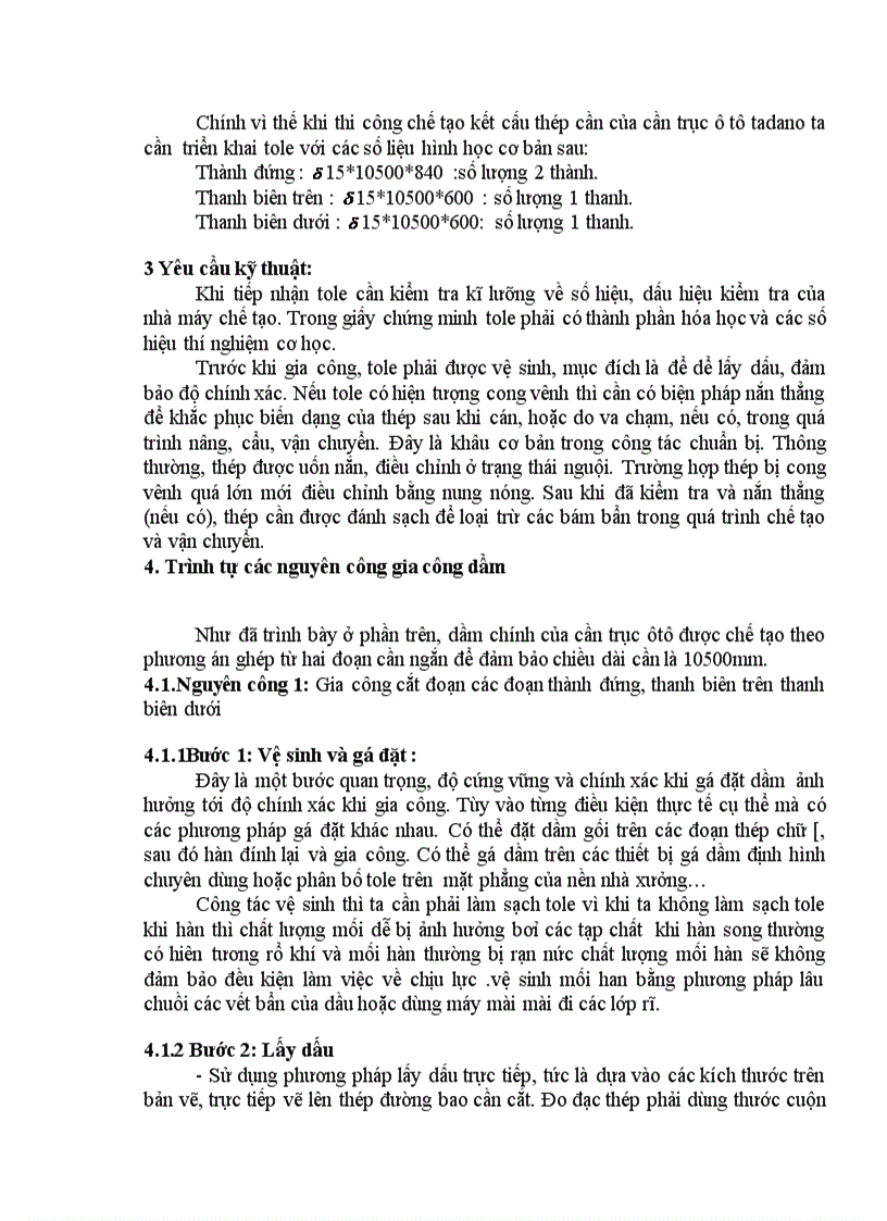 image for page Quy trình công nghệ gia công chế tạo kết cấu thép cần của cần trục ôtô