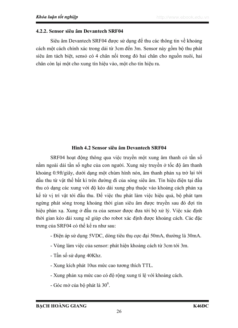 image for page Xây dựng robot di động tránh vật cản dựa trên các sensor siêu âm và sensor địa bàn