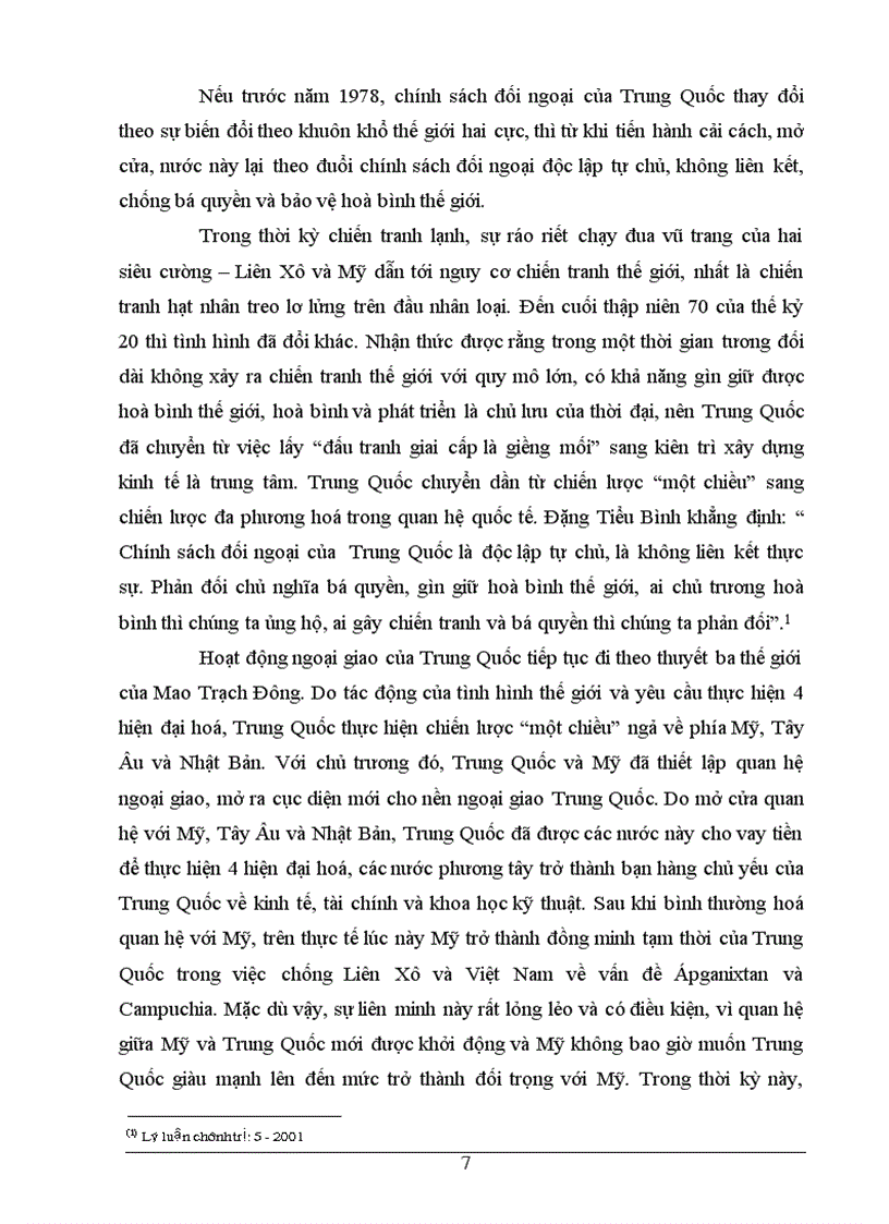 image for page Quan hệ Việt Nam Trung Quốc sau chiến tranh lạnh Thực trạng và triển vọng