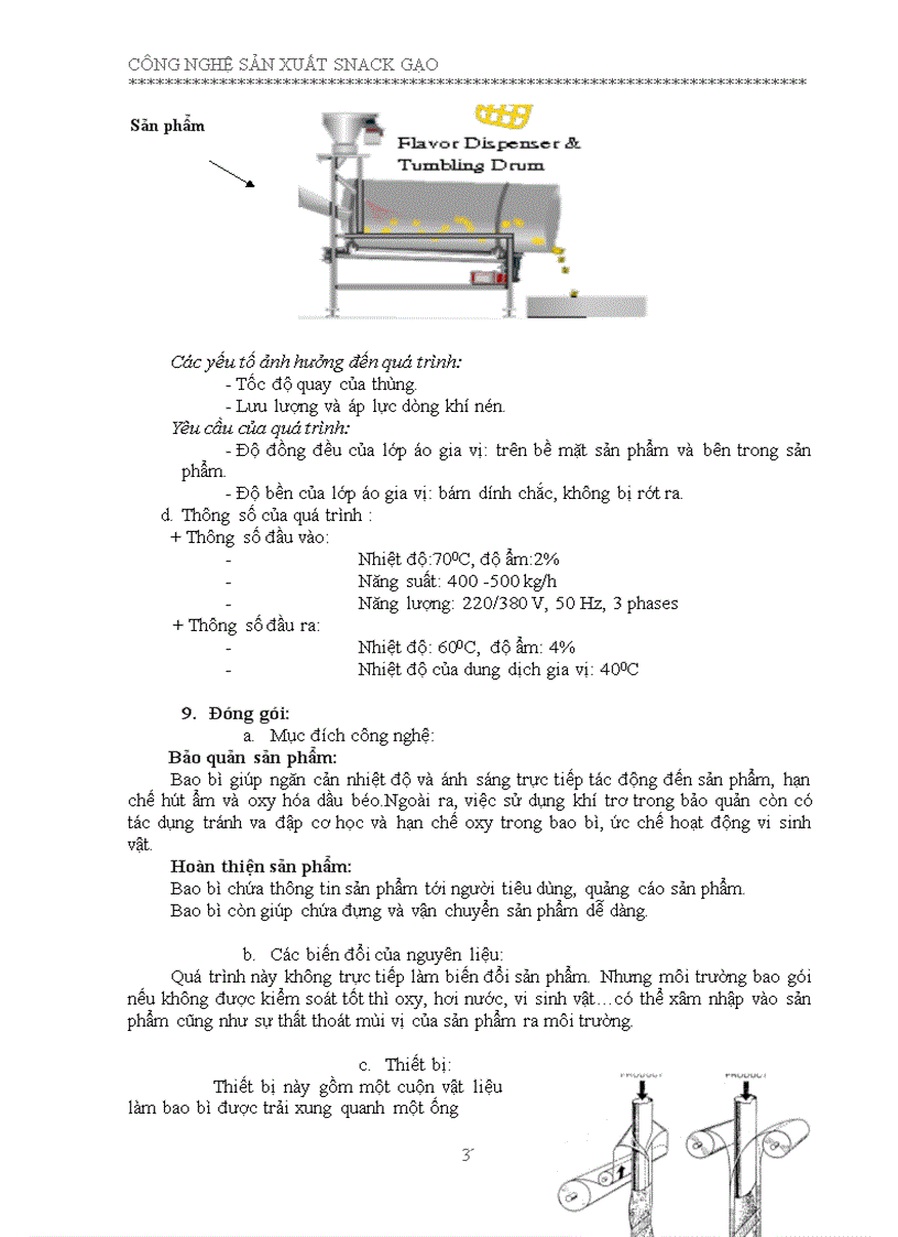 image for page Sản xuất Snack gạo