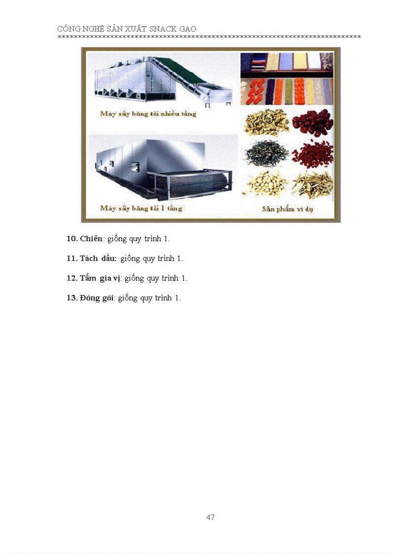 image for page Sản xuất Snack gạo