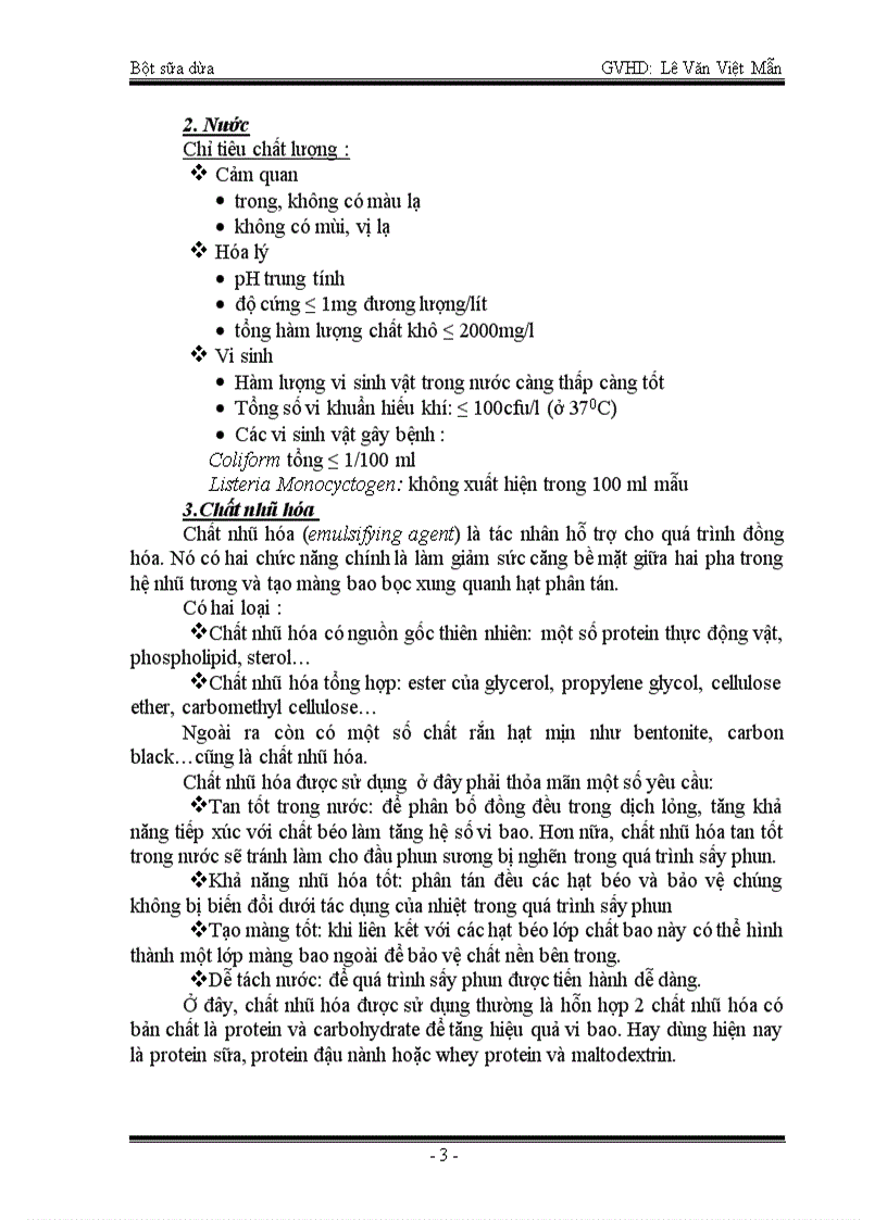 image for page Công nghệ sản xuất bột sữa dừa