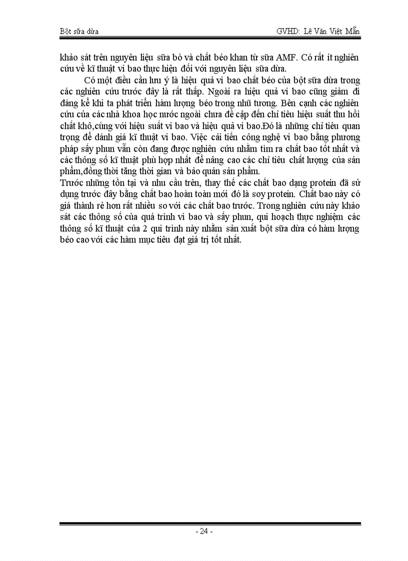 image for page Công nghệ sản xuất bột sữa dừa