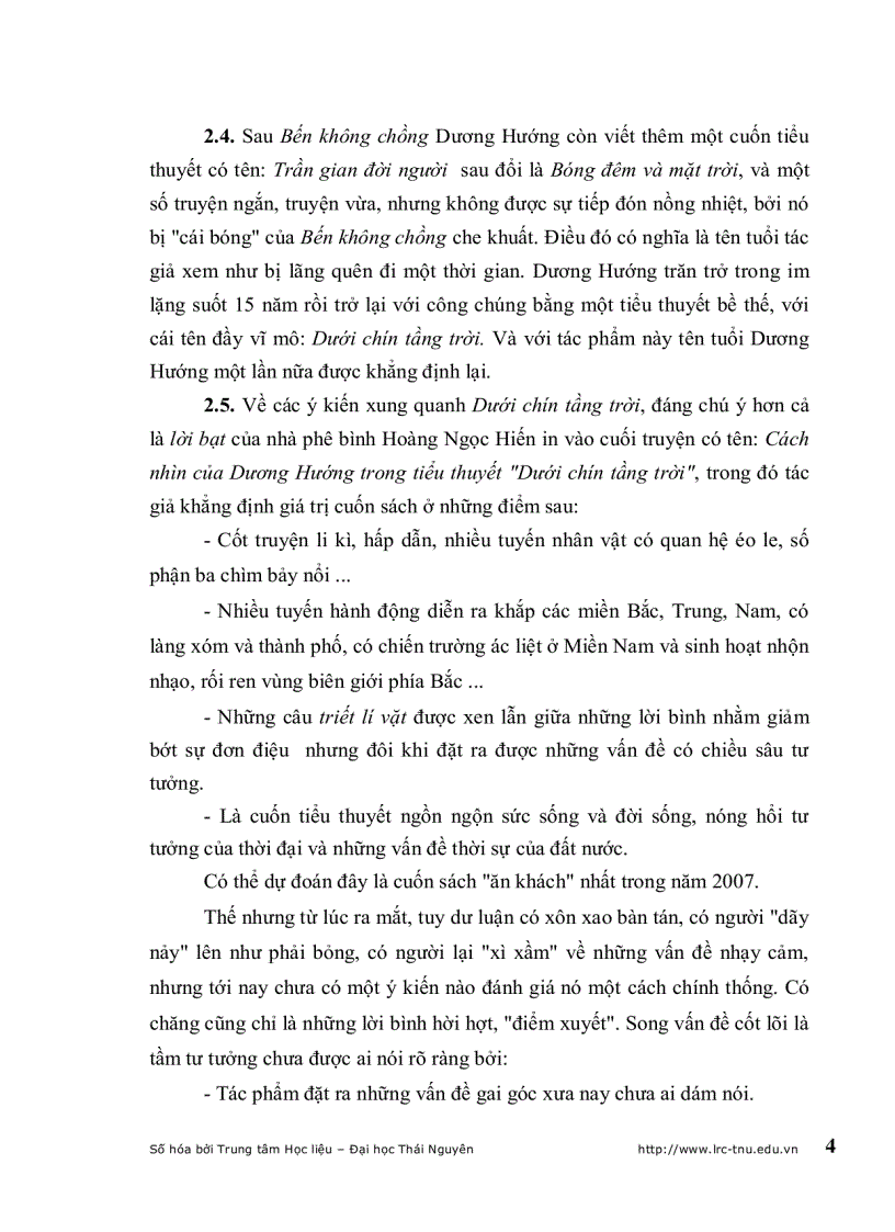 image for page Tiểu thuyết dương hướng bến không chồng dưới chín tầng trời