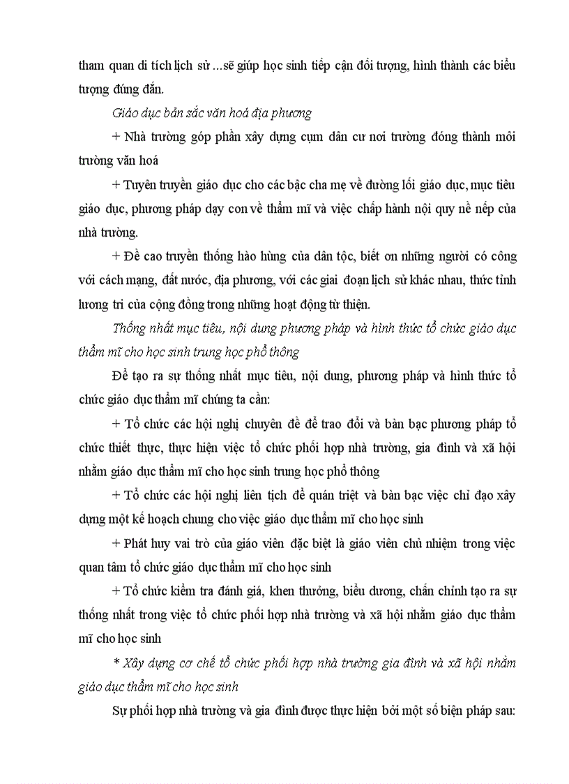 image for page Một số biện pháp nhằm nâng cao chất lượng giáo dục thẩm mĩ cho học sinh THPT hiện nay