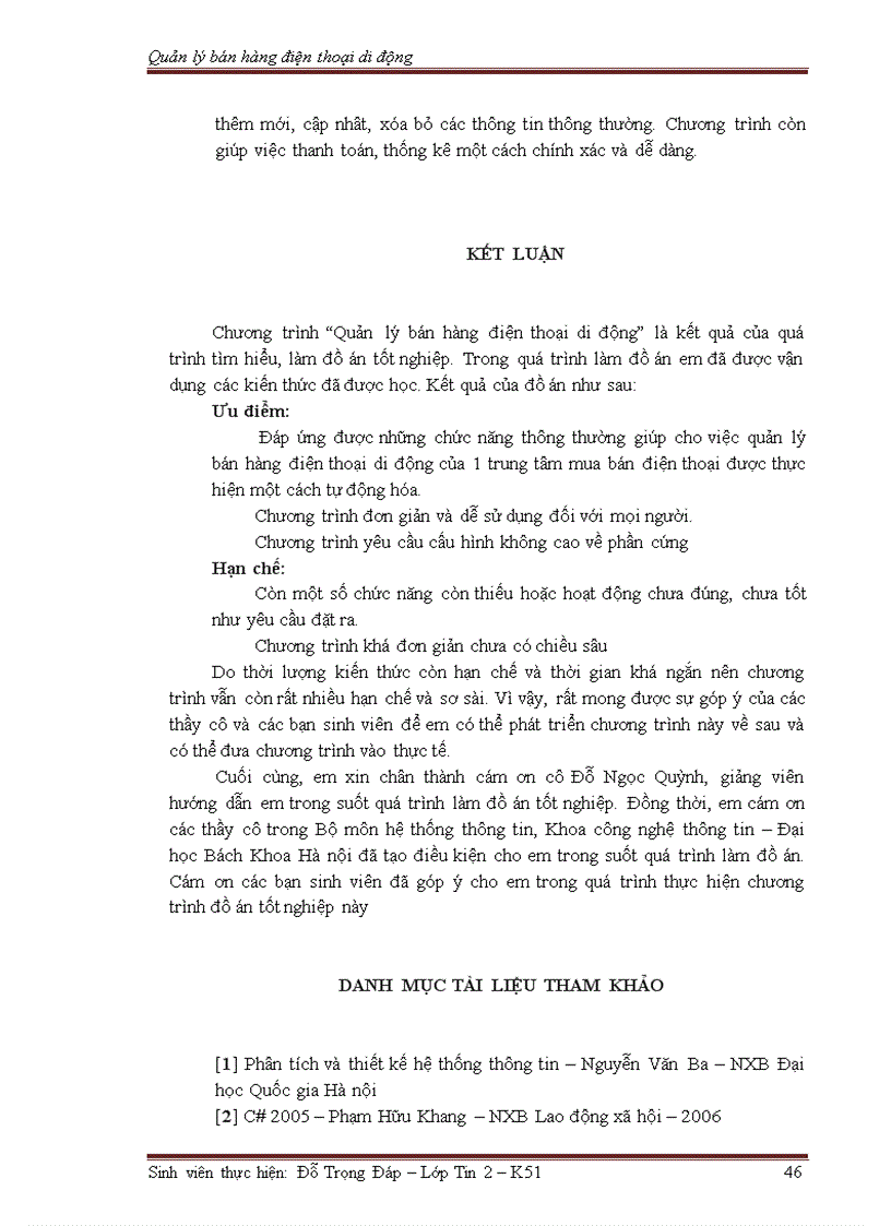 image for page Xây dựng phần mềm quản lý mua bán điện thoại di động