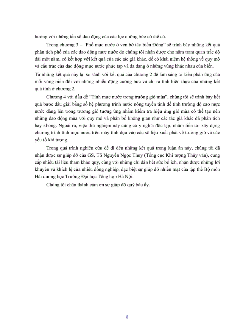 image for page Dao động tự do và dao động mùa của mực nước biển đông