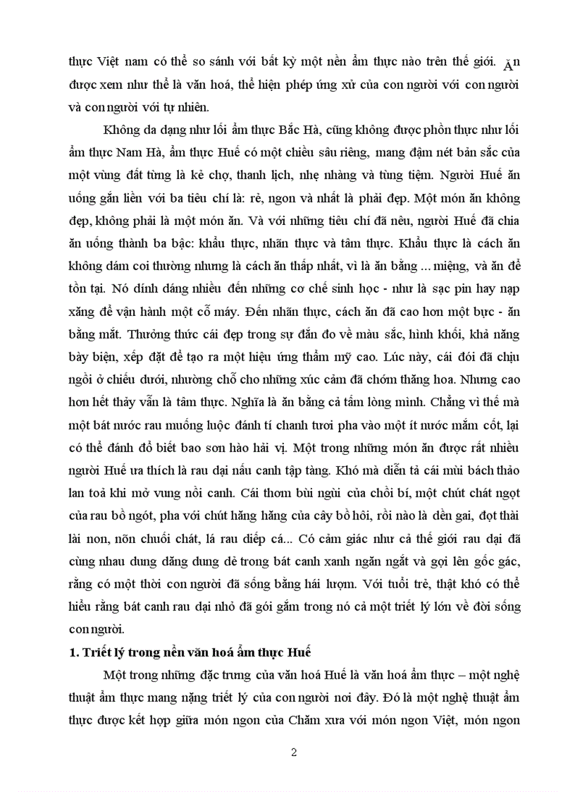 image for page Vẻ đẹp trong văn hóa ẩm thực Huế