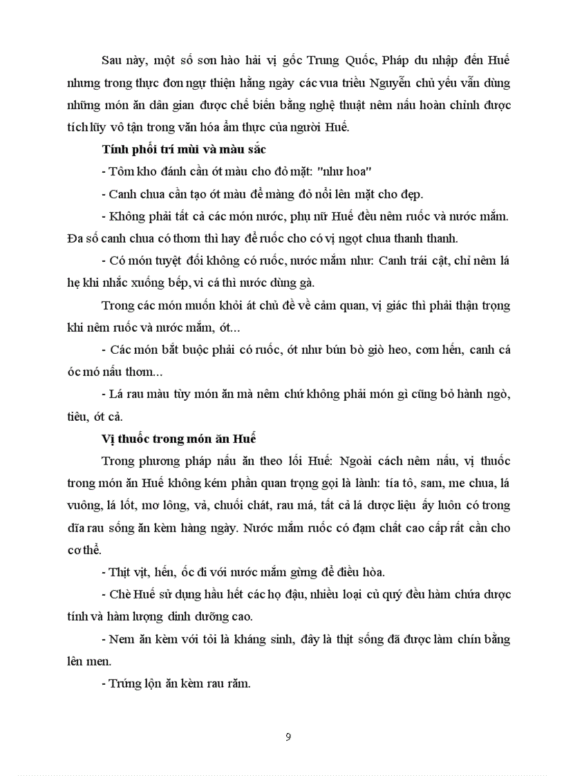 image for page Vẻ đẹp trong văn hóa ẩm thực Huế