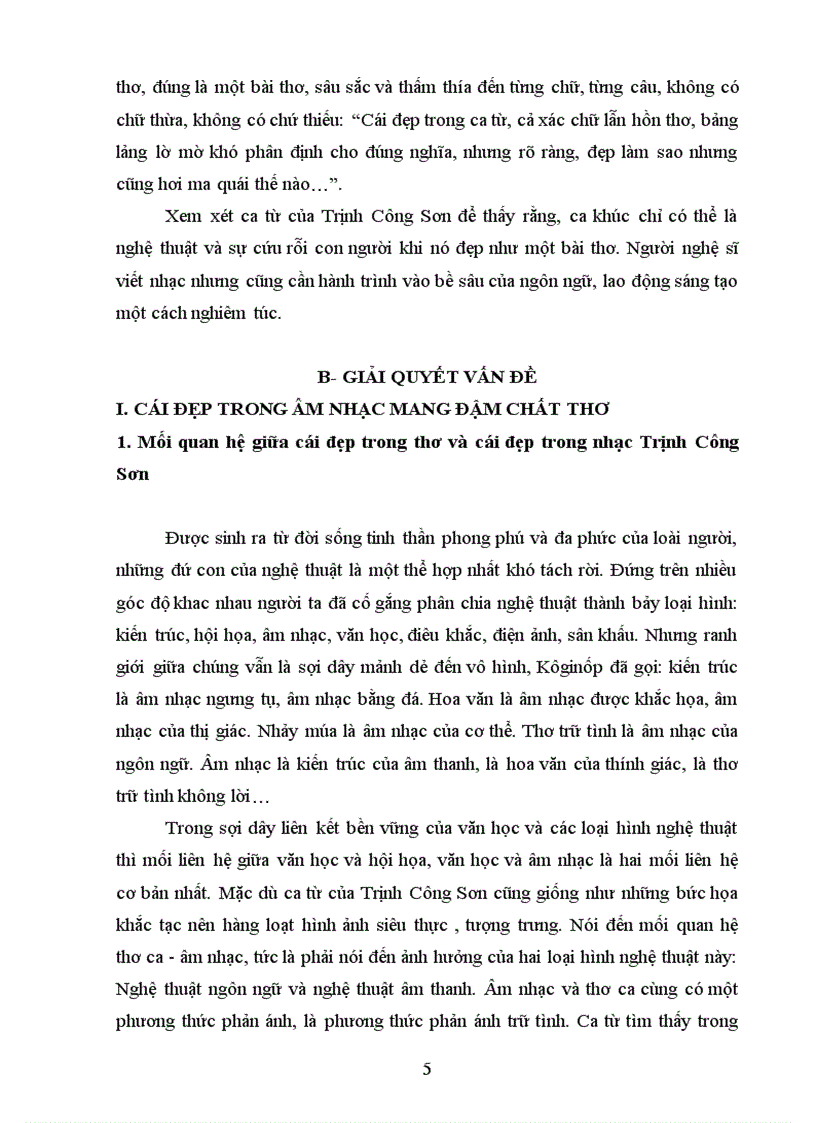 image for page Cái đẹp của ca từ trong nhạc phẩm trịnh công sơn