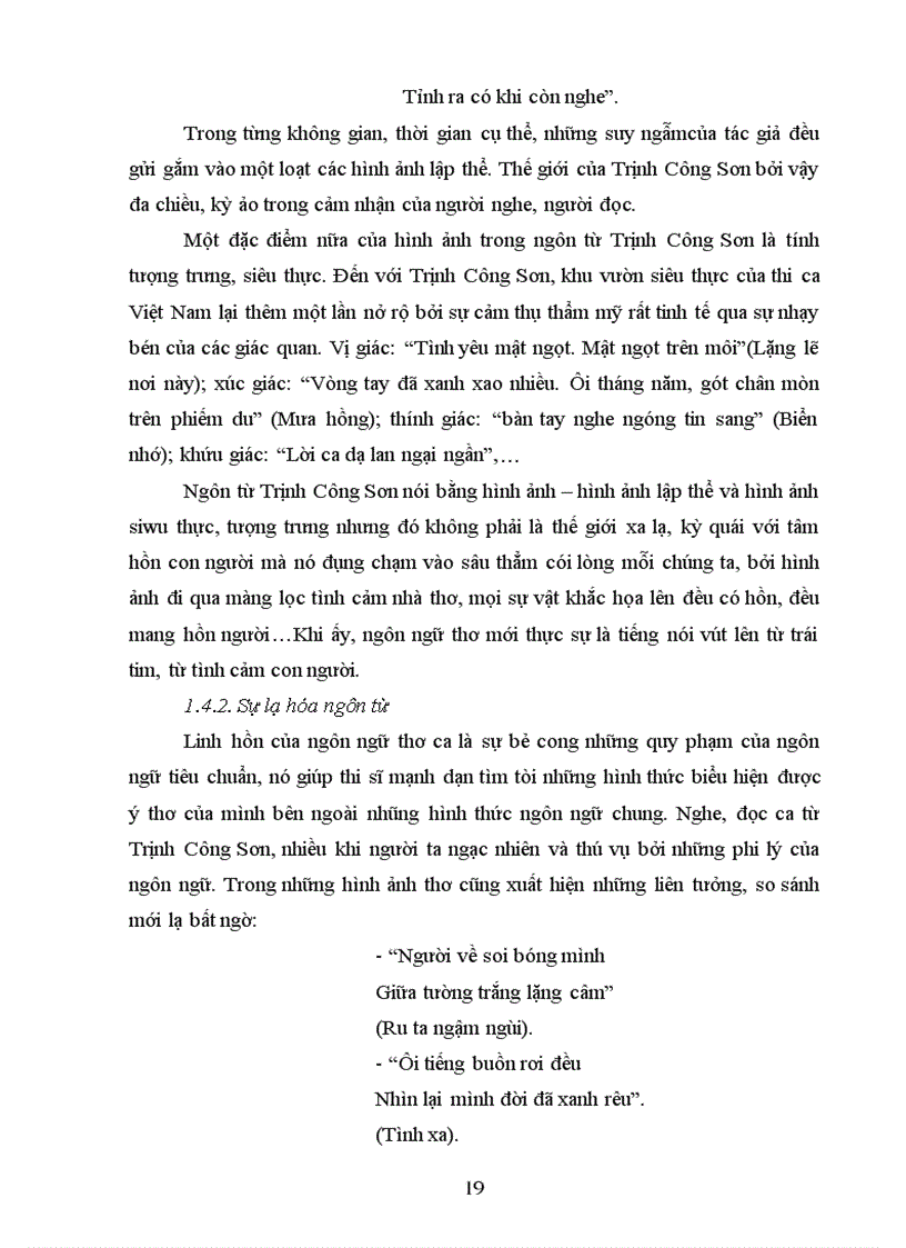 image for page Cái đẹp của ca từ trong nhạc phẩm trịnh công sơn