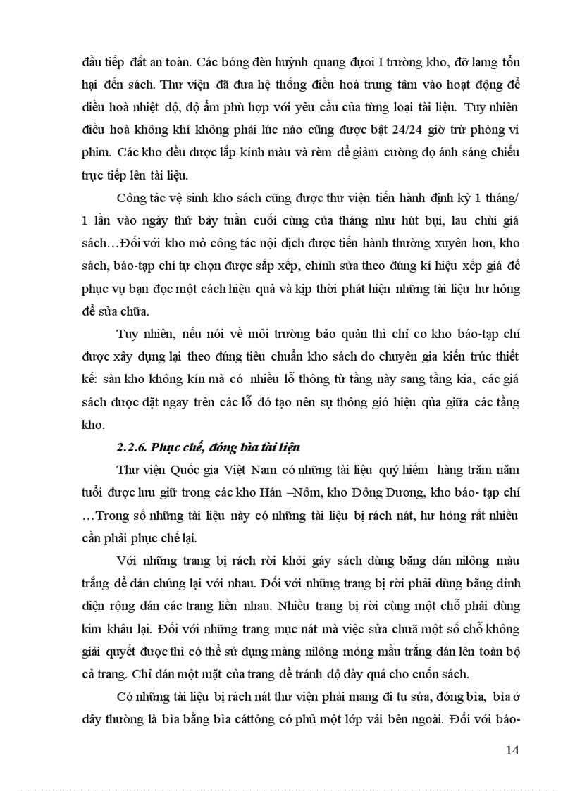 image for page Công tác bảo quản tài liệu tại Thư viện quốc gia Việt Nam