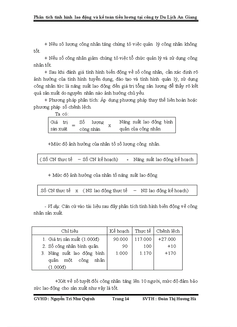 image for page Phân tích tình hình lao động và kế toán tiền lương tại công ty du lịch an giang