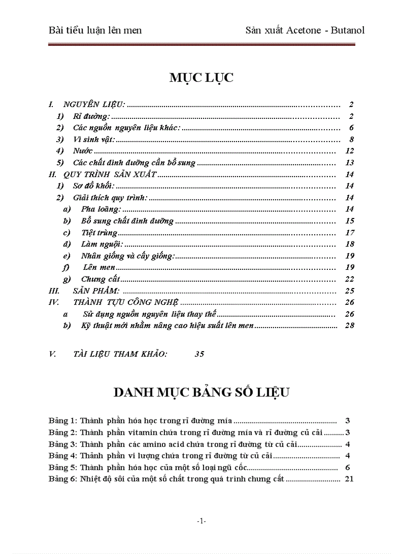 image for page Sản xuất Butanol Acetone và ứng dụng trong thực phẩm