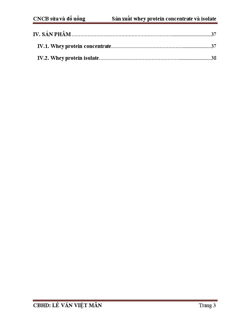 image for page Sản xuất Whey protein concentrate and isolate
