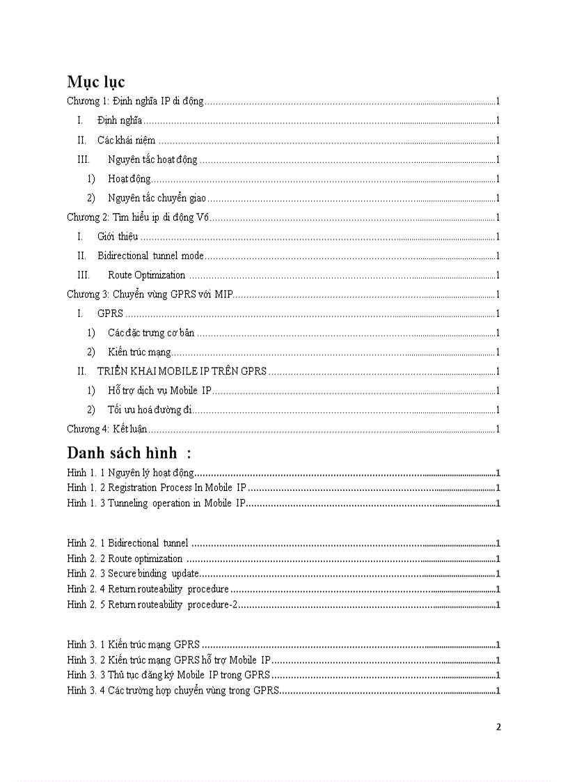 Mobile internet protocol