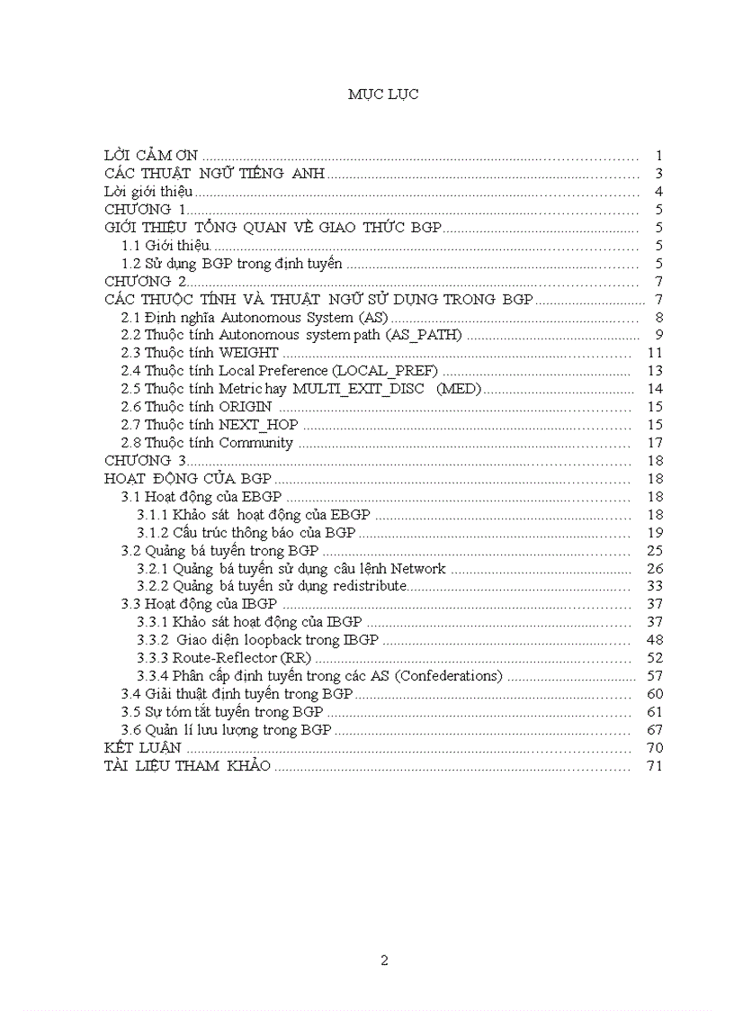 image for page Giao thức định tuyến BGP Border Gateway Protocol