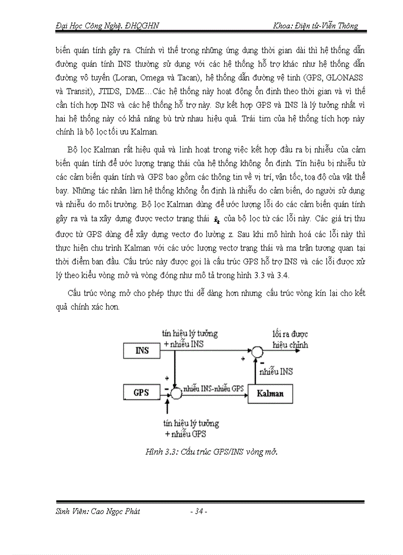 image for page Hệ thống dẫn đường quán tính INS và hệ thống định vị toàn cầu GPS