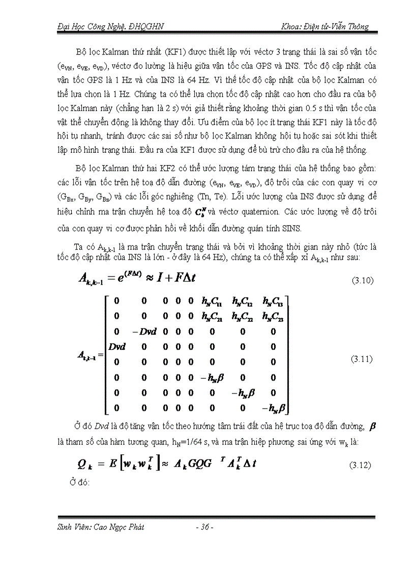 image for page Hệ thống dẫn đường quán tính INS và hệ thống định vị toàn cầu GPS
