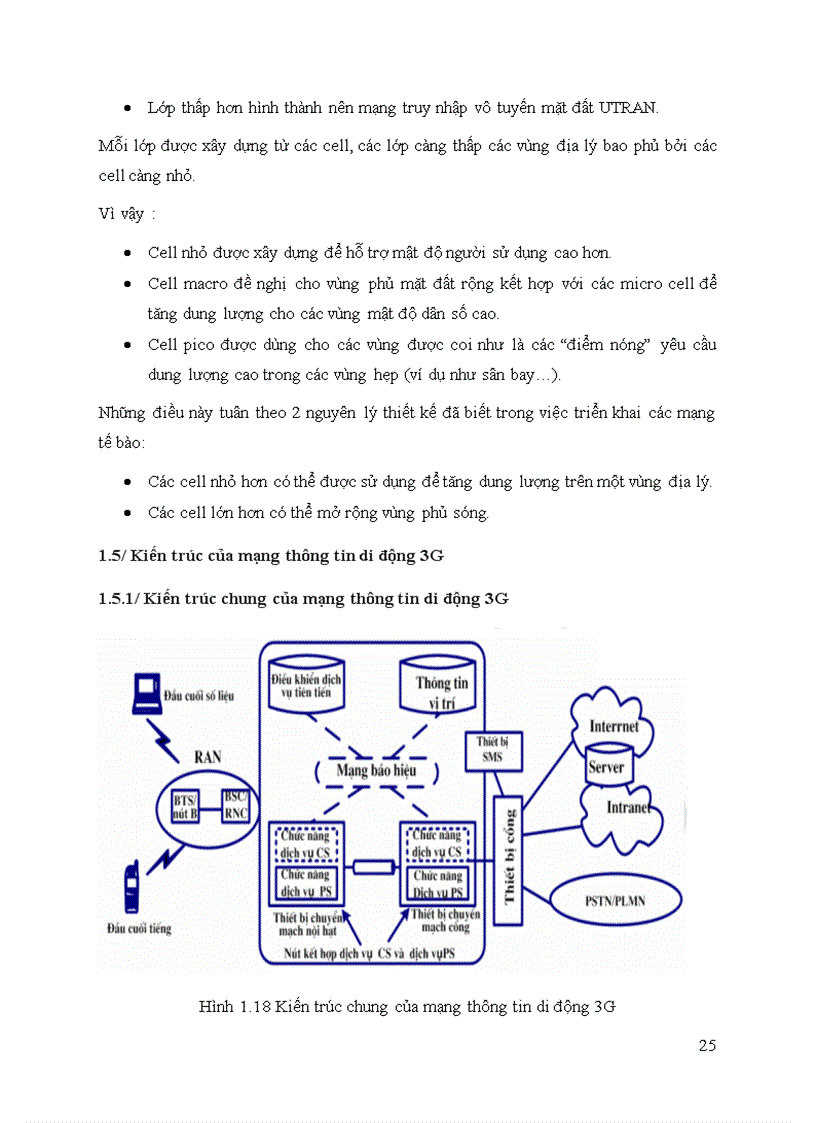 image for page Mạng di động thế hệ thứ 3 và thiết bị đầu cuối 3G