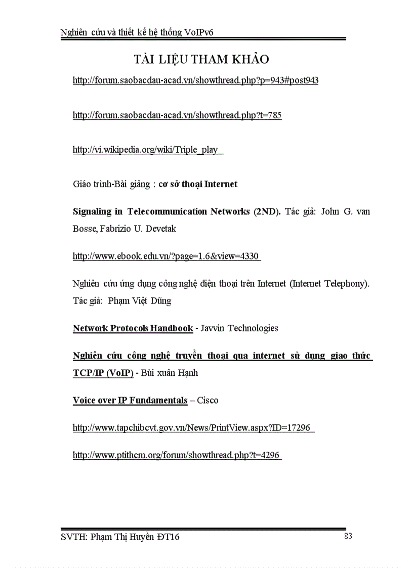 image for page Nghiên cứu và thiết kế hệ thống VoIPv6