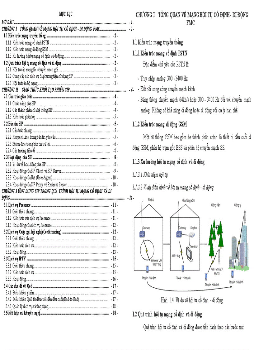 image for page Ứng dụng SIP trong quá trình hội tụ mạng cố định và di động